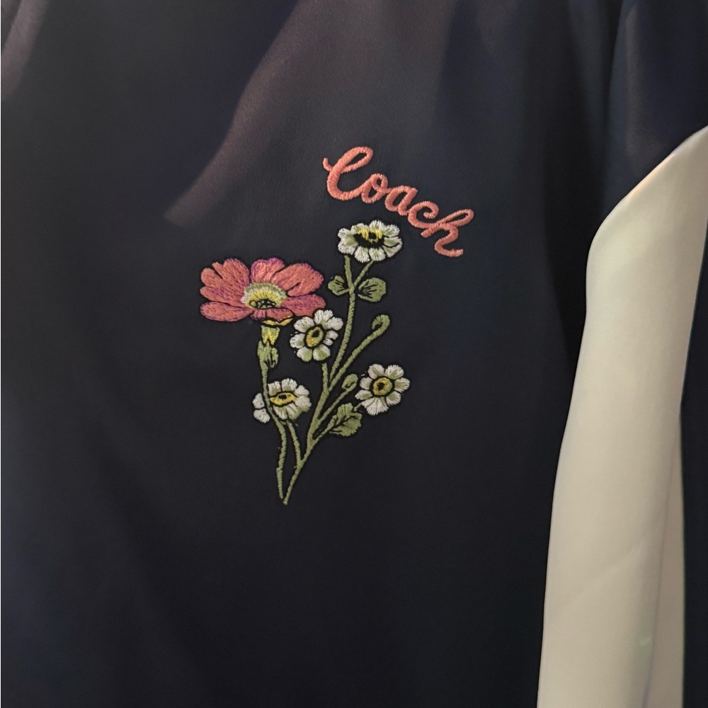 Coach Reversible Floral Print Signature Souvenir Jacket - Picture 2 of 15